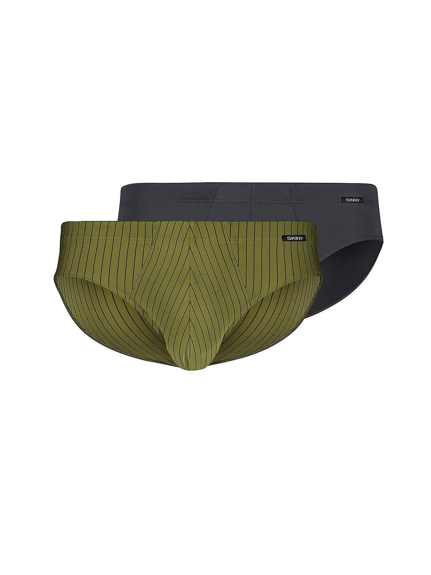 SKINY | Slip 2er Pkg. blue jewel stripes | grün